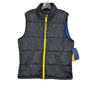 Nautica Tempasphere Competition Vest Men's Size Medium NWT Black Sporty Preppy